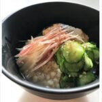 さけ缶ともち麦の冷や汁