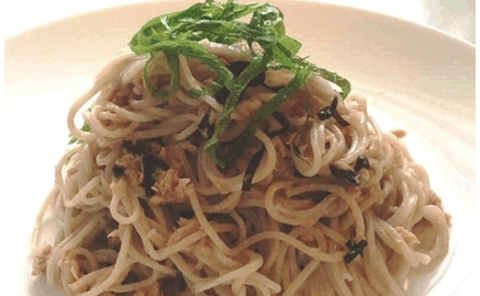 ツナ昆布そうめん