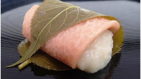 関東風もちむぎ桜もち