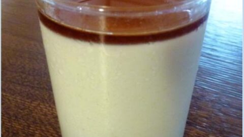 もちむぎブランマンジェ～もちむぎ茶シロップ