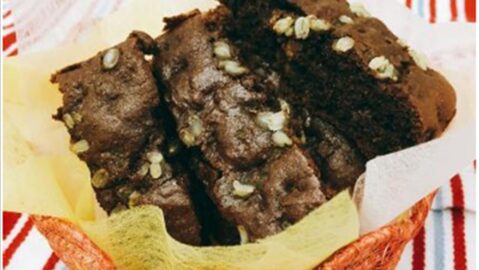 もち麦入りブラウニー