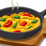 もち麦オムレツ