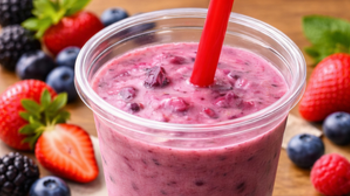 ミックスベリーのスムージー